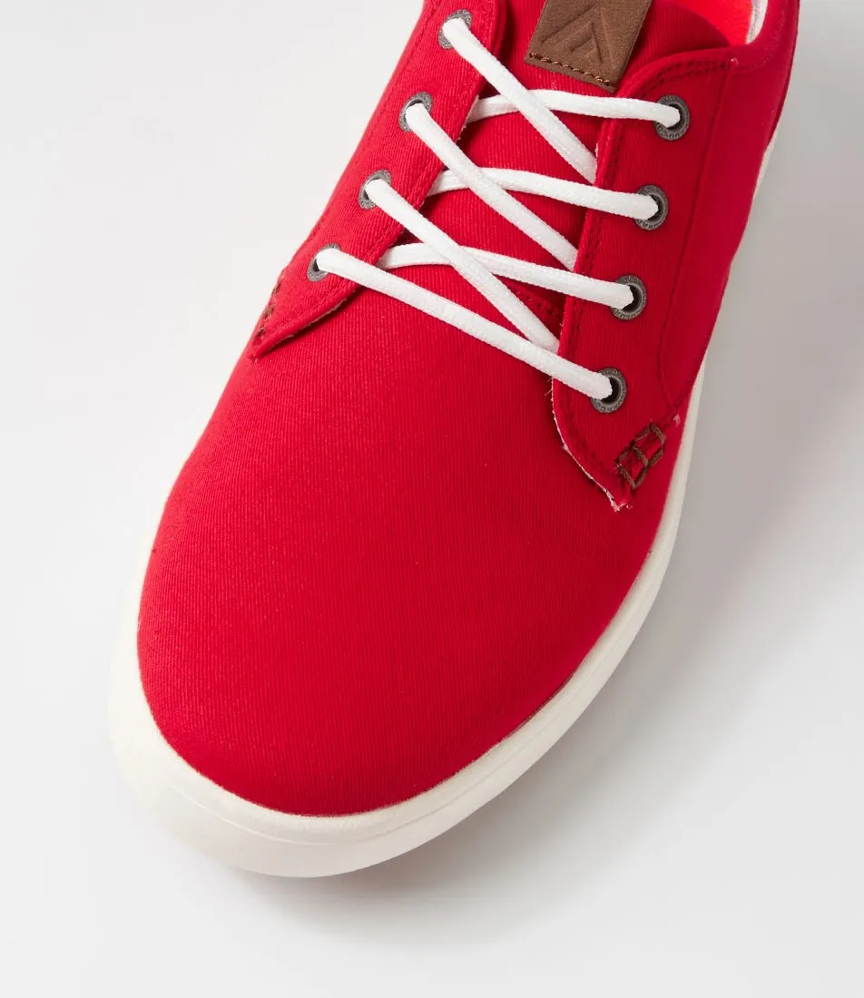 COLORADO Nexus Crimson Canvas Sneakers