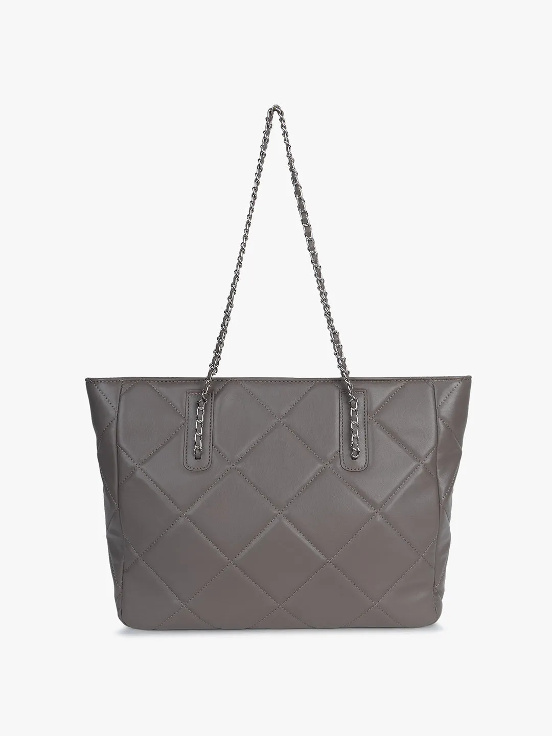 Contemporary Quilted Tote Bag