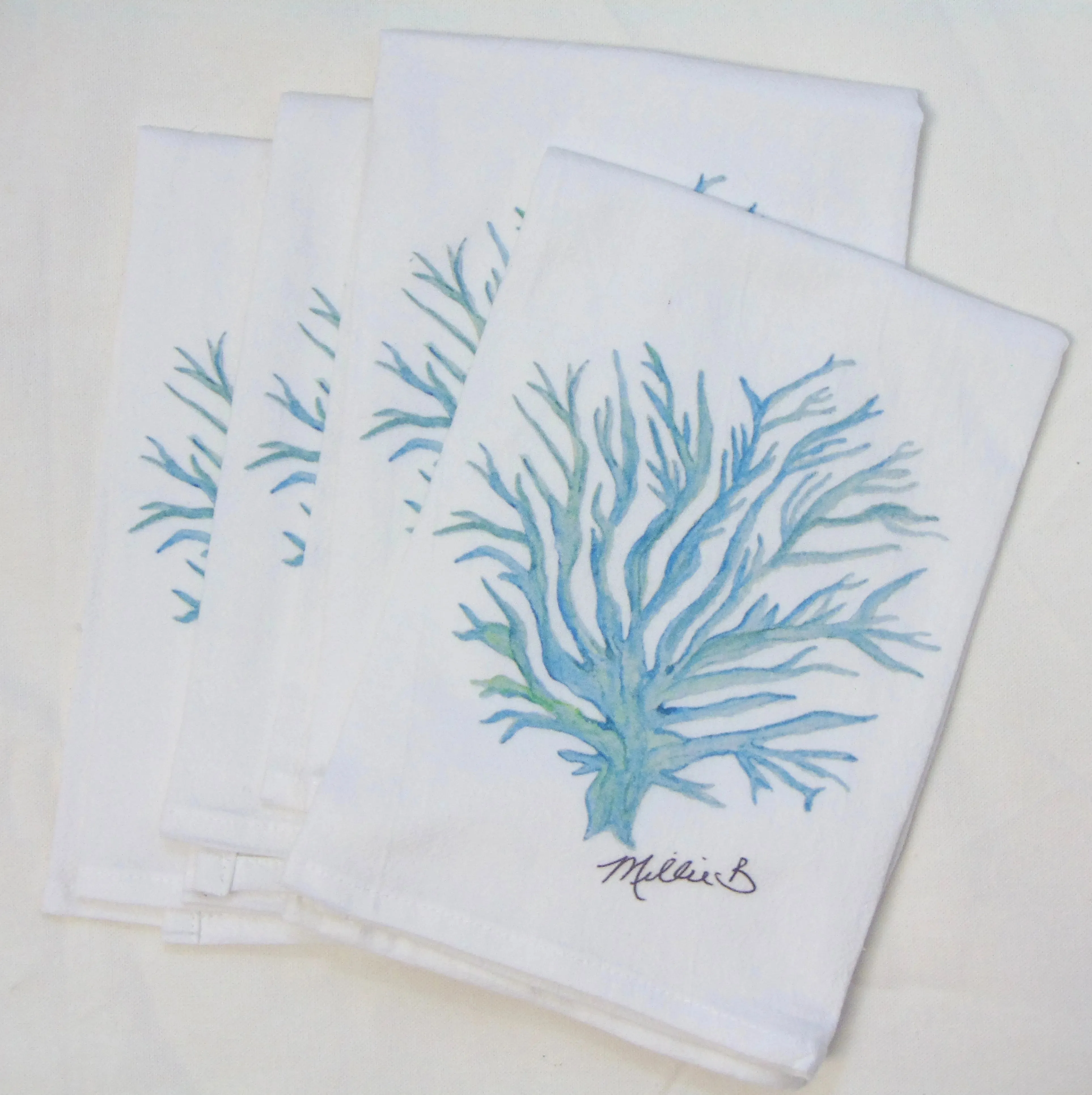 Cotton Dinner Napkins - set of 4 (various designs)