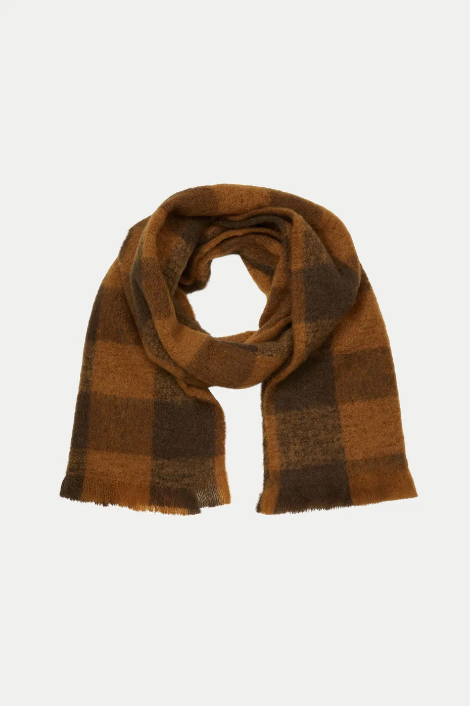 Demitasse Hogar Checked Wool Scarf