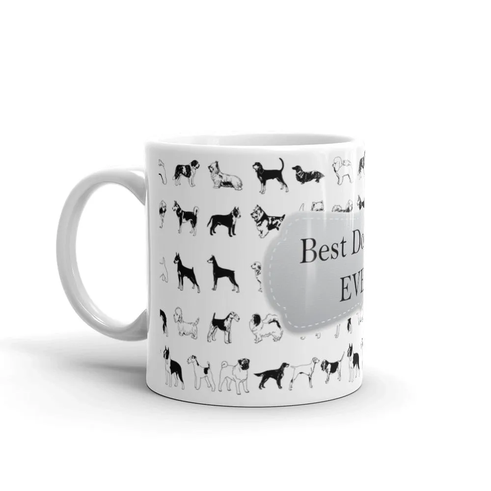 Dog Dad White Coffee Mug