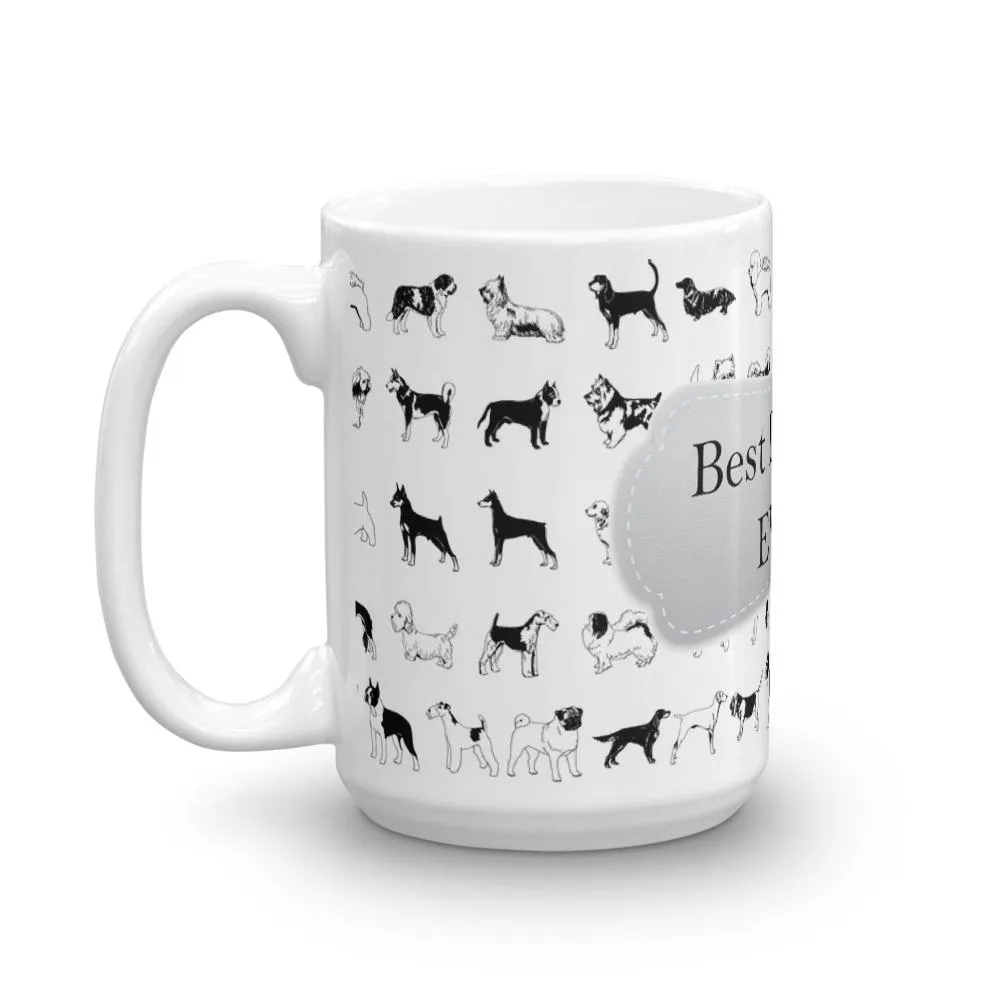 Dog Dad White Coffee Mug