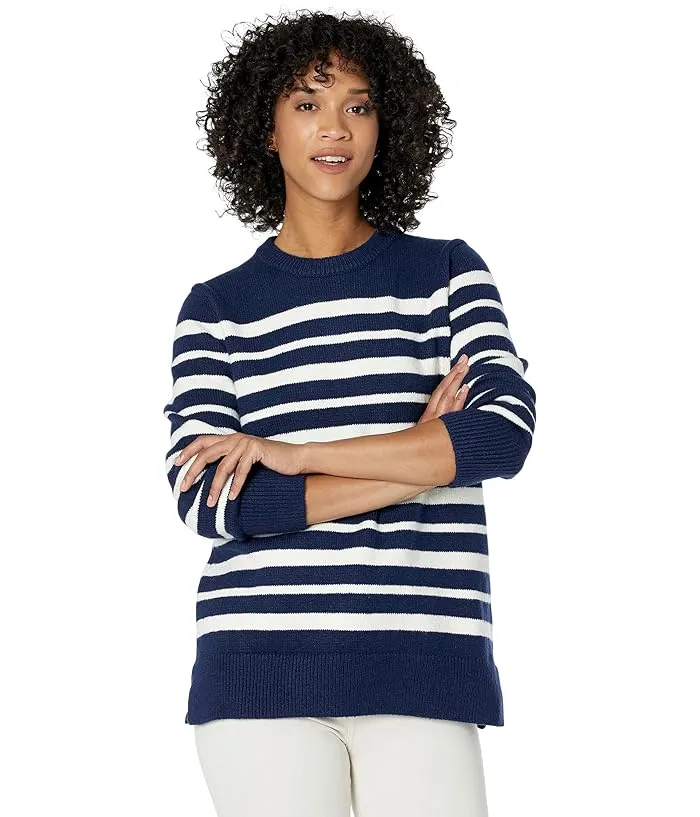 Draper James Pointelle Pullover in Varigated Stripe Women's