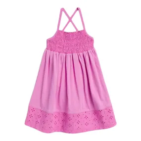 Eyelet Smocked Dress