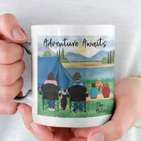 Family Camp Mug, Camp Lovers Gift, Camping Mugs, Family Coffee Mug, Peoples Mug