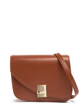 Ferragamo   Medium Fiamma leather shoulder bag 