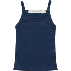 Flora and Henri Tank Undershirt Navy