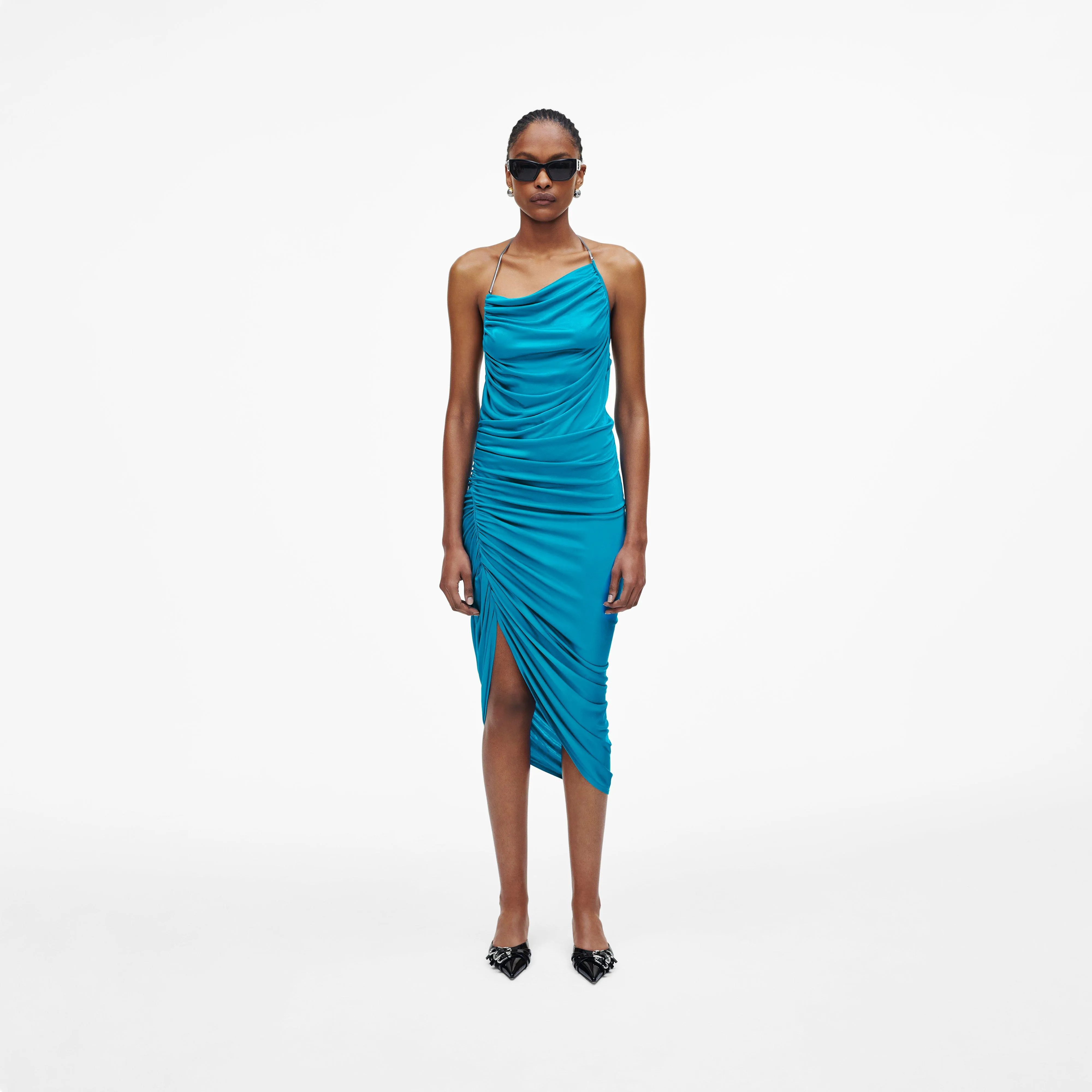 Fluid Draped Dress