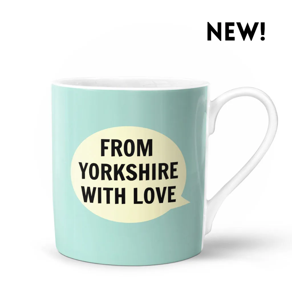 From Yorkshire With Love Mug, Green