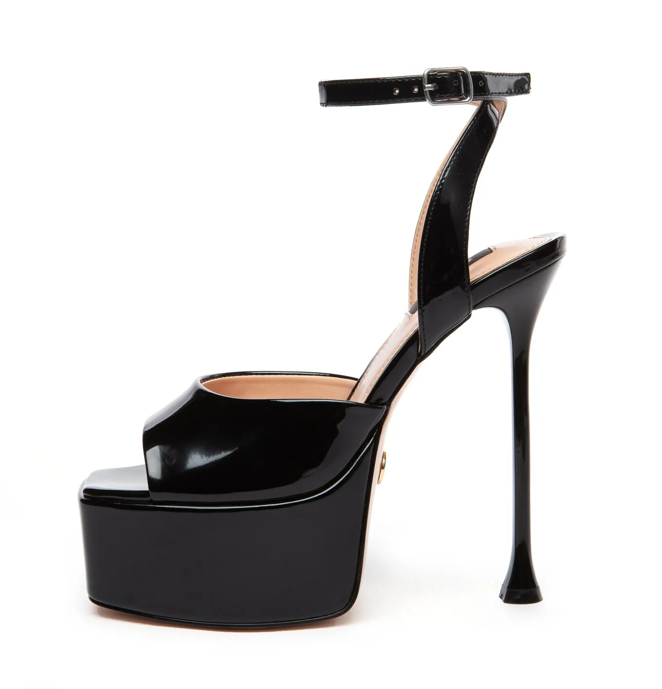 Giaro GALA | BLACK SHINY | SANDALS 