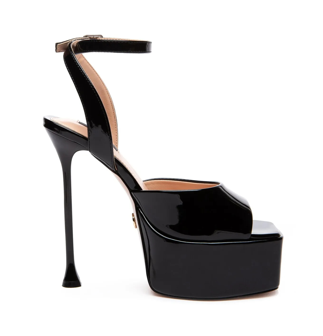 Giaro GALA | BLACK SHINY | SANDALS 