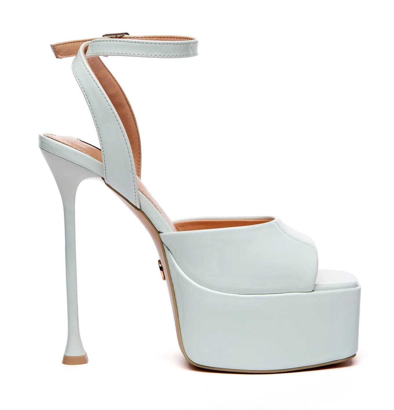 Giaro GALA | WHITE SHINY | SANDALS 