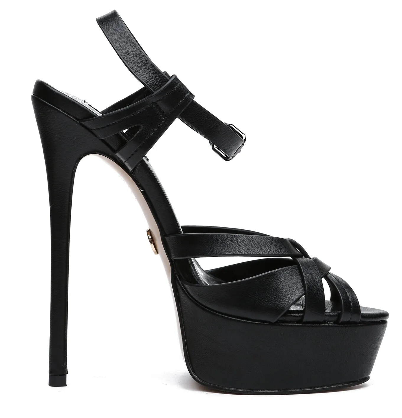 Giaro KORI BLACK MATTE SANDALS