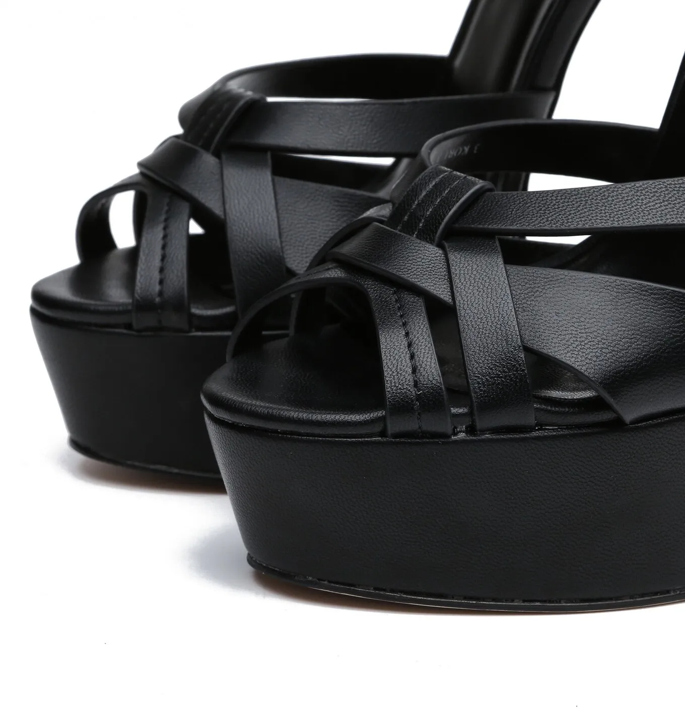 Giaro KORI BLACK MATTE SANDALS