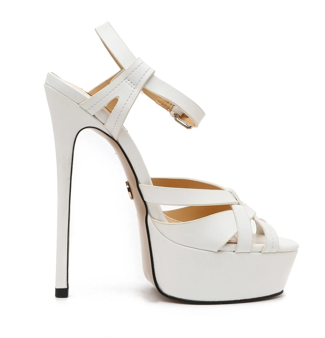 Giaro KORI WHITE MATTE SANDALS