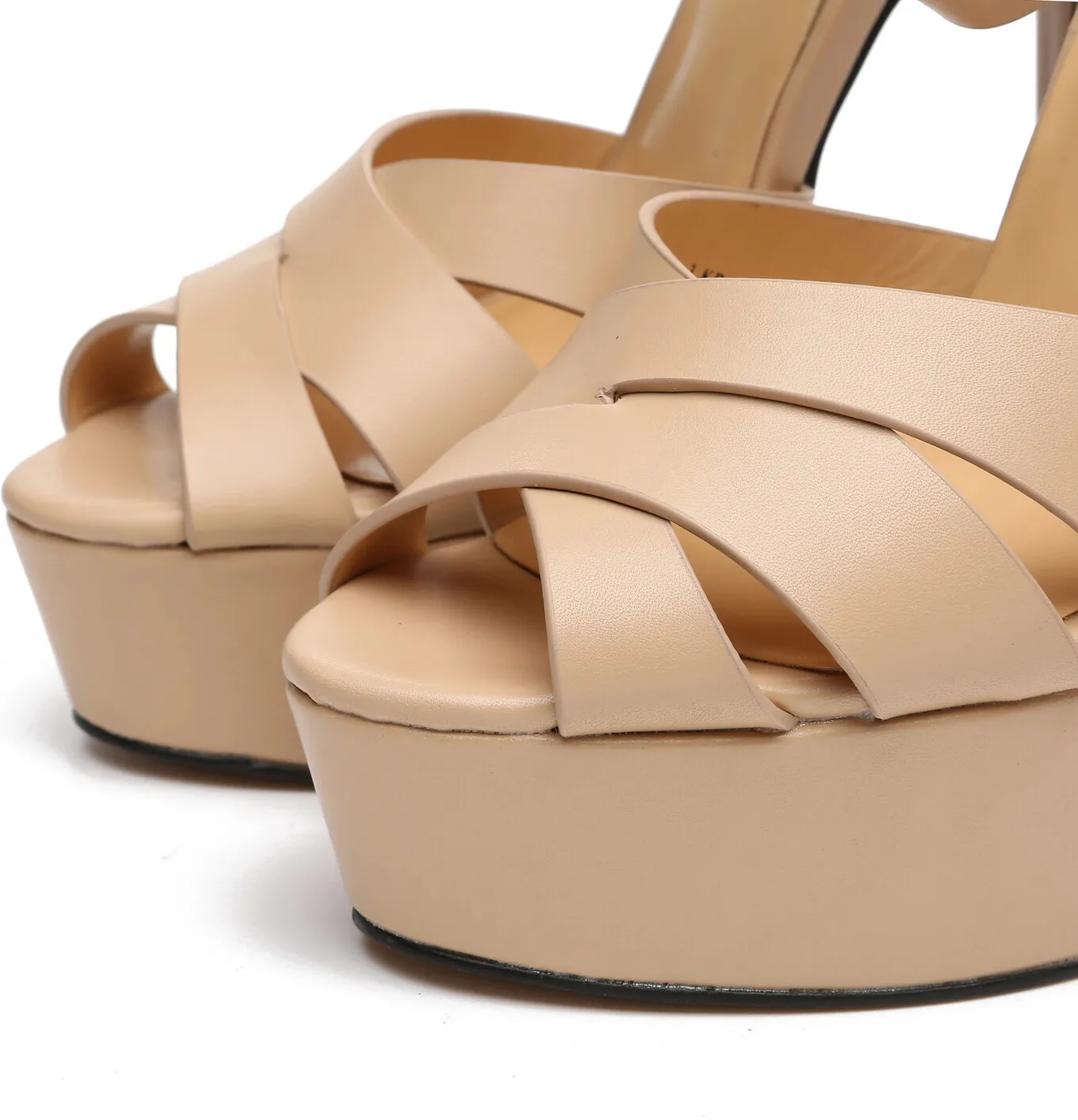 Giaro KROSS NUDE MATTE SANDALS