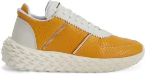 Giuseppe Zanotti Urchin snakeskin-effect sneakers Yellow