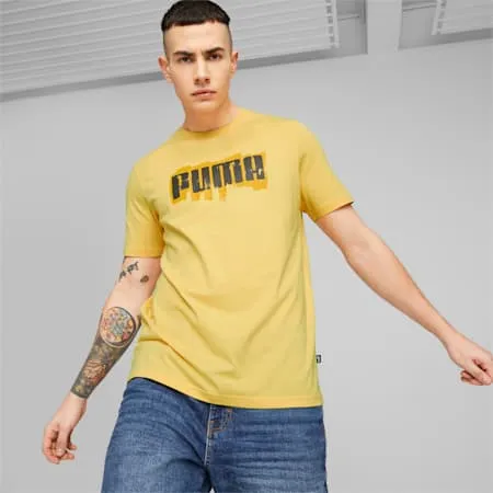 Graphics Wording Men's Tee | Mustard Seed | PUMA Shop All Puma | PUMA 