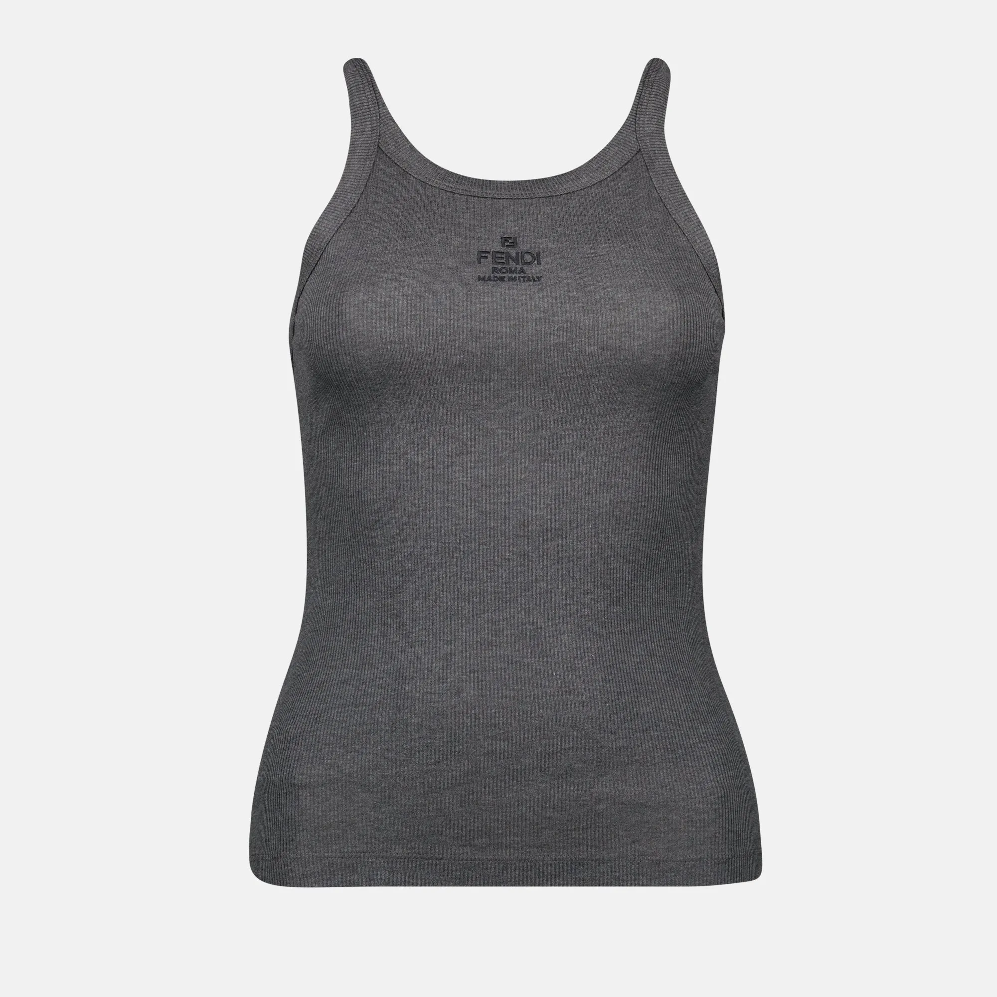 Grey Tank Top with Logo