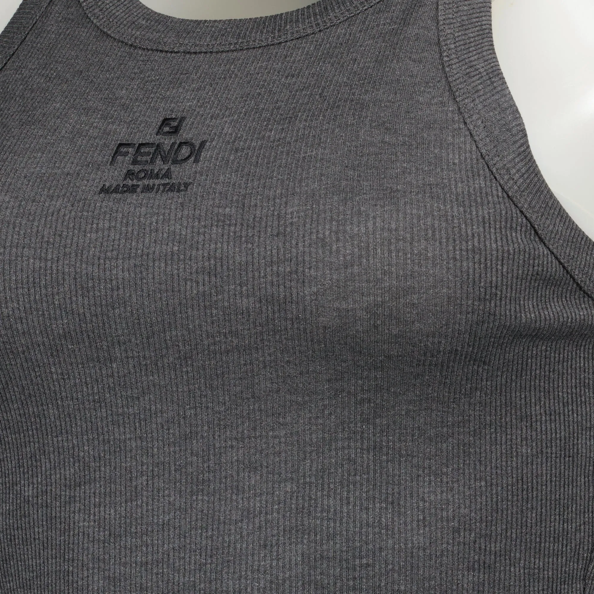 Grey Tank Top with Logo