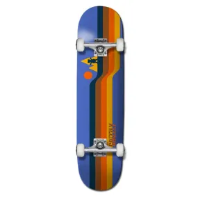 GRIZZLY RETRO LINES SKATEBOARD COMPLETE 7.5