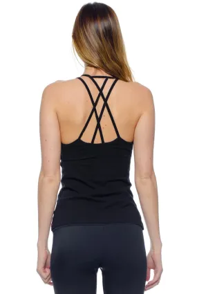 Hard Tail Double Cross Tank - Black