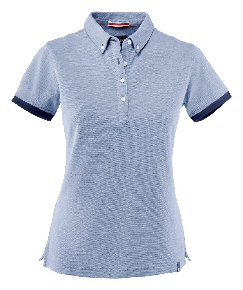 Harvest Larkford Lady polo L.blue melan