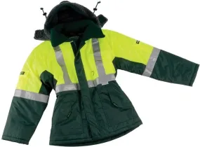 Hepworth C-J1 Hi-Visibility Jacket - Freezer - Nylon - Green - S