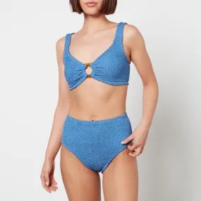 Hunza G Exclusive Nadine Seersucker Bikini | Coggles