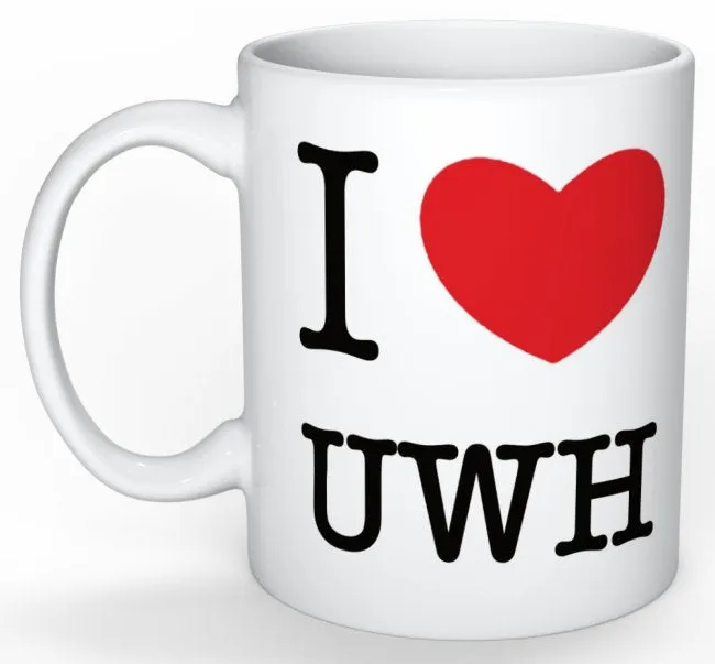 I Heart Uwh Mug