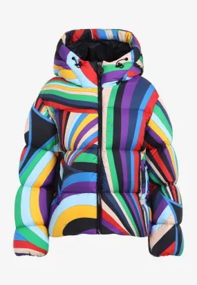 Iride Print Padded Jacket