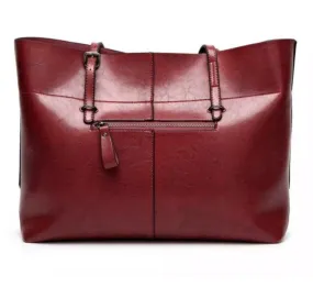 Jane Leather Tote Bag