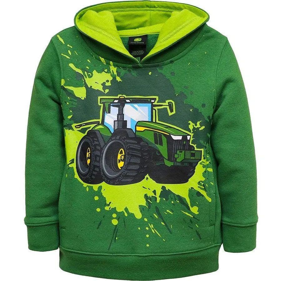 JOHN DEERE KIDS SPLASH TRACTOR HOODIE (GREEN)