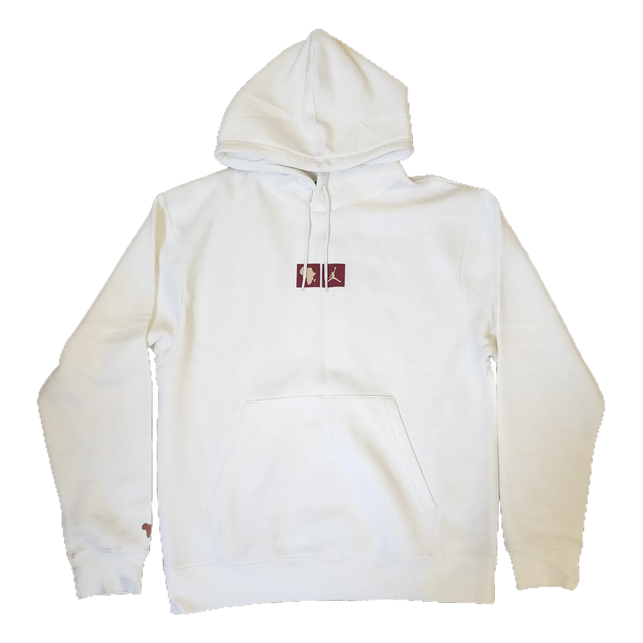 Jordan Africa White Hoodie - Size Medium