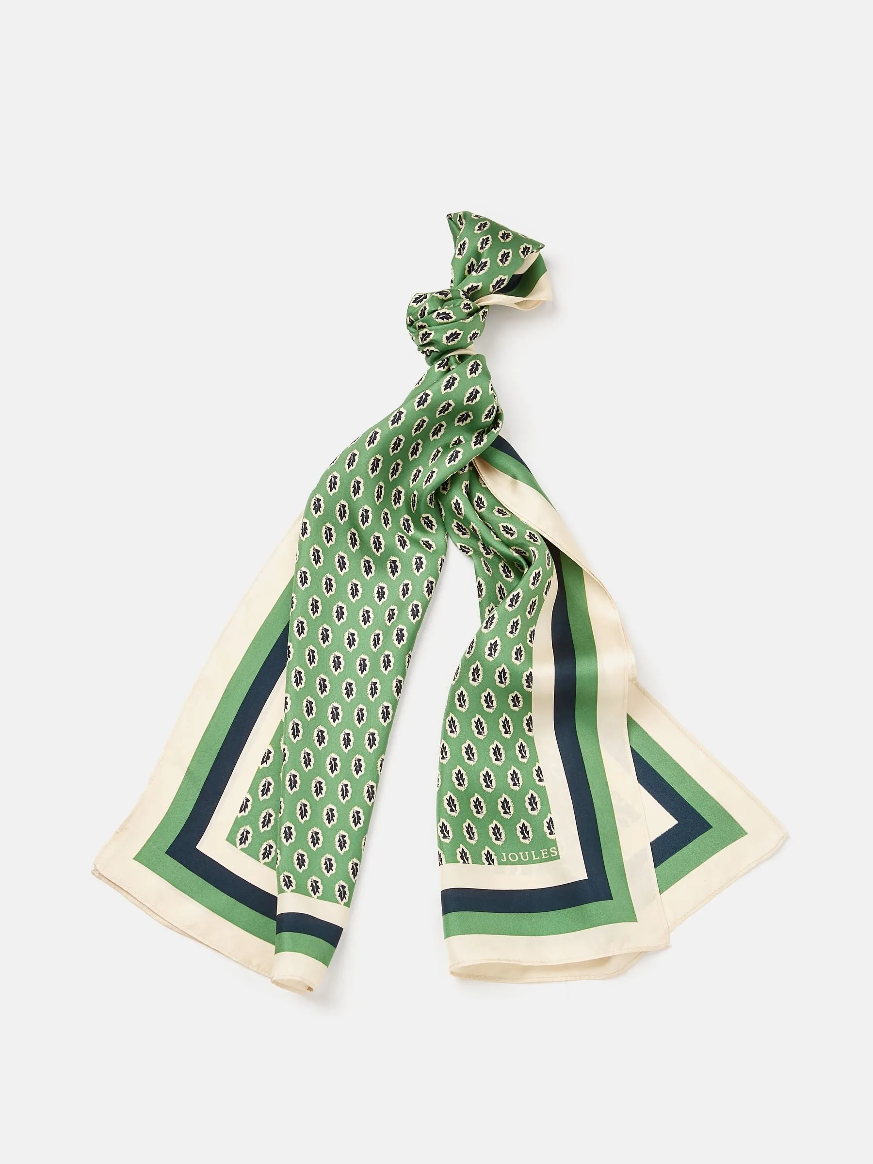 Joules Windsor Printed Long Silk Scarf