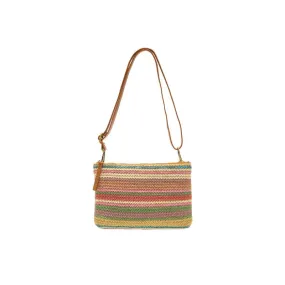 JOY SUSAN STRAW QUINN CROSSBODY SOFT MULTI