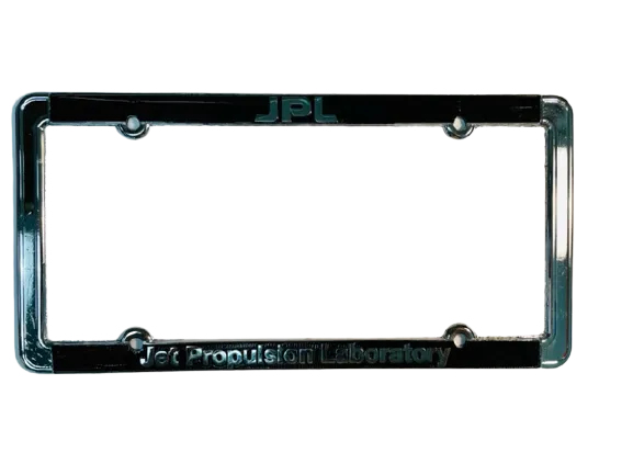 JPL Logo Metal License Plate Frame