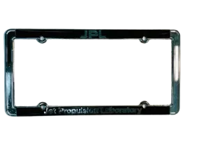 JPL Logo Metal License Plate Frame