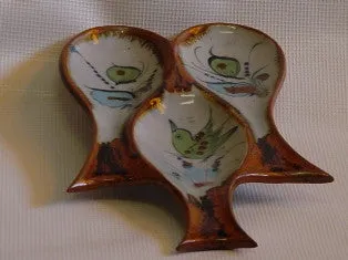 Ken Edwards Pottery Triple Spoon Holder (KE.U6)