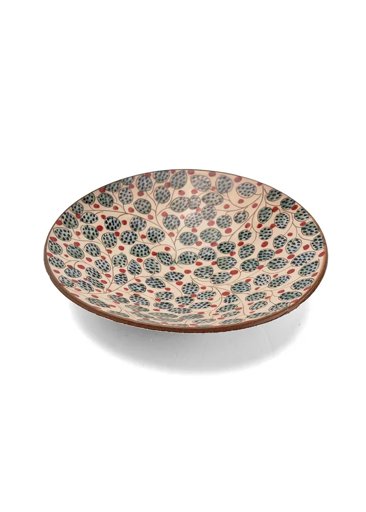 Kiliim | Cherry Serving Ceramic Plate