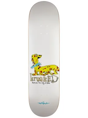 Krooked Gonz Dachshund Skateboard Deck 8.62