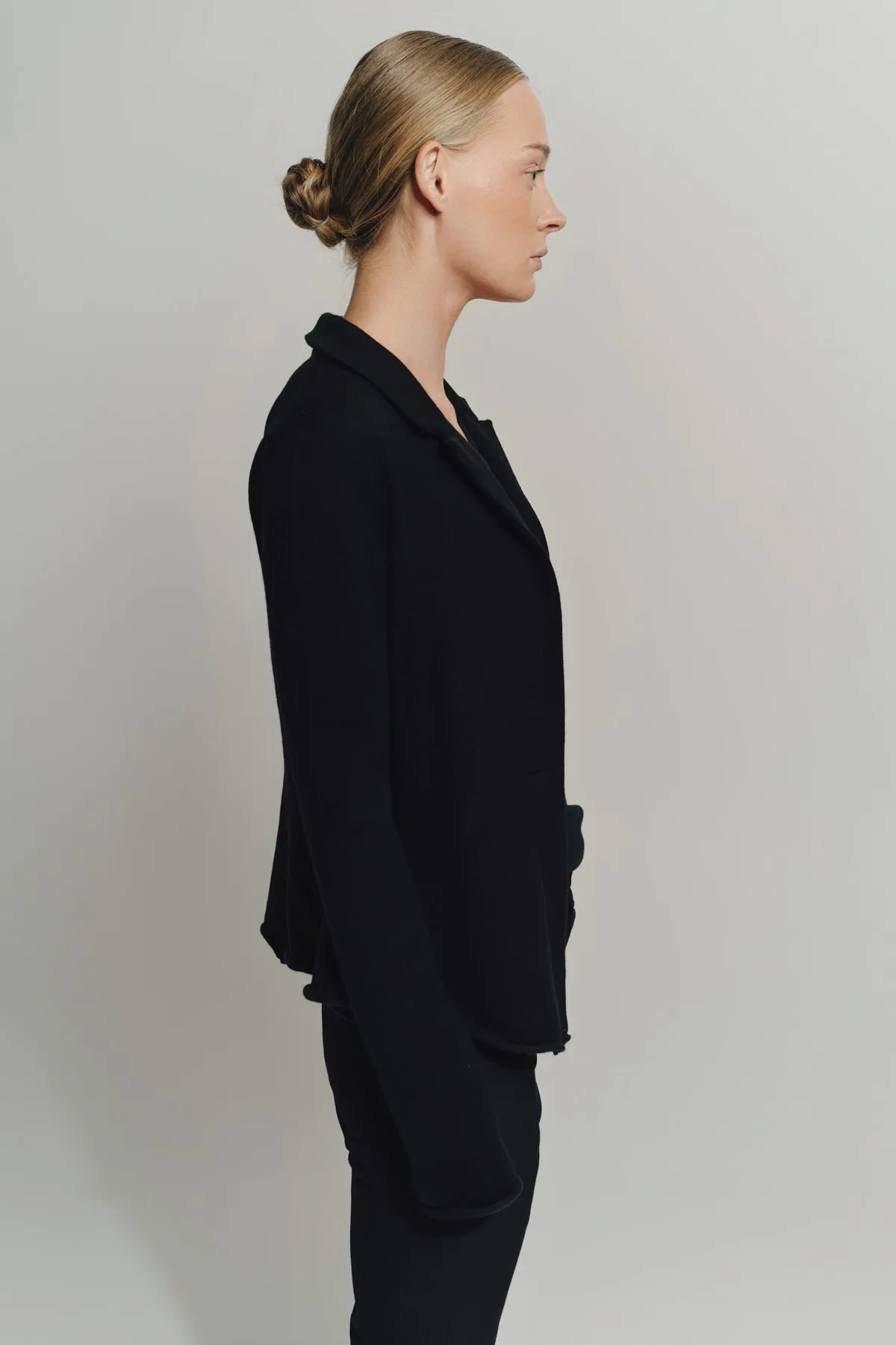 LARS ANDERSSON | PEPLUM CROPPED JACKET