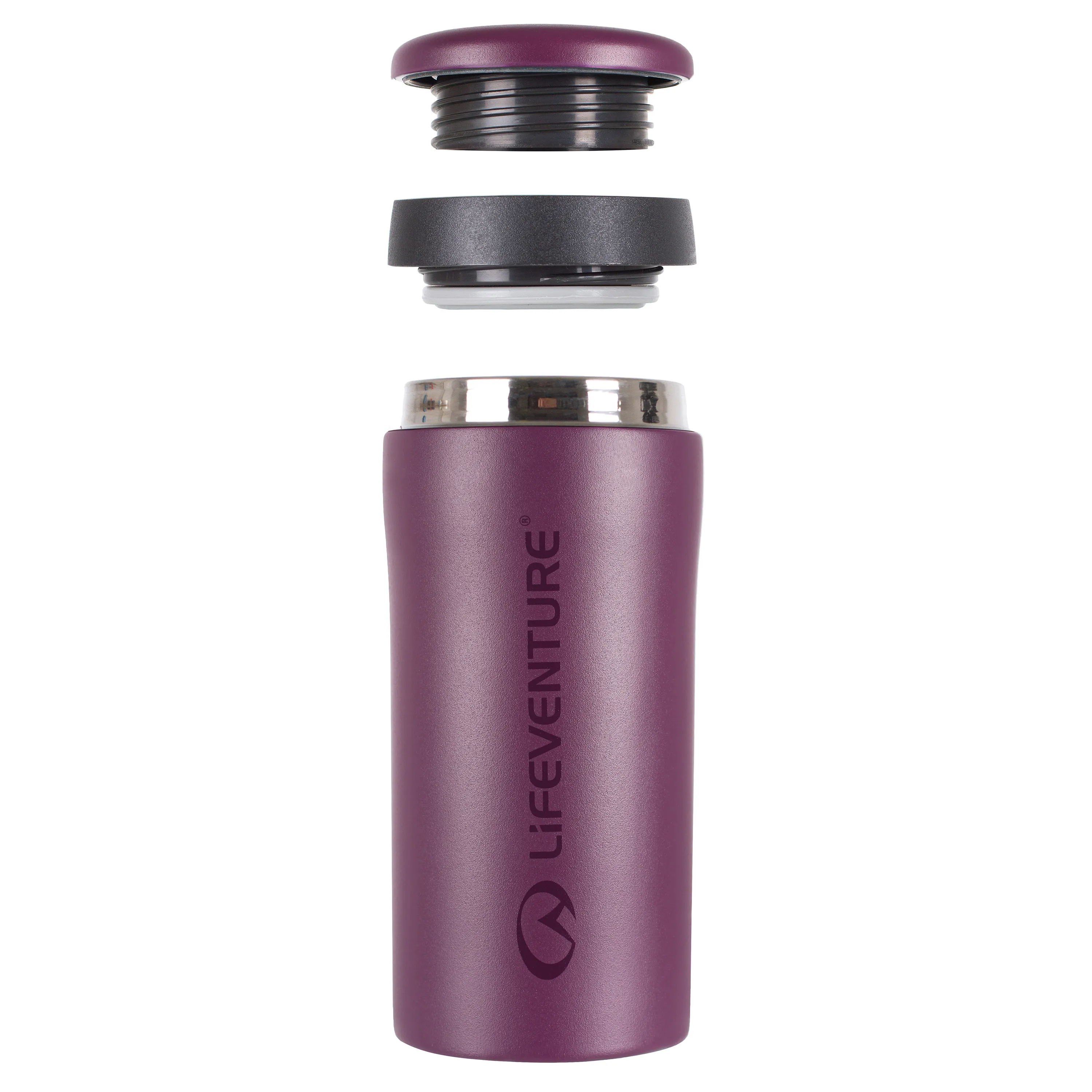 Lifeventure Thermal Mug Matt Purple | Buy Lifeventure Thermal Mug Matt Purple here | Outnorth