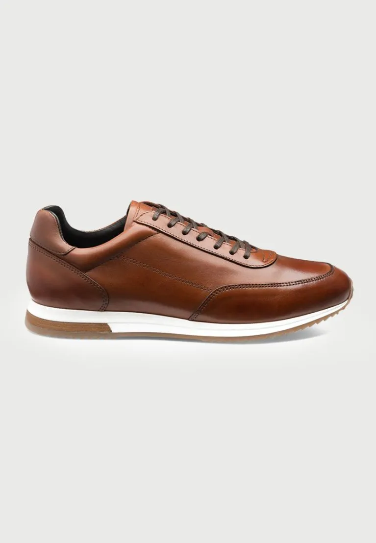 Loake Bannister Cedar Leather Sneakers