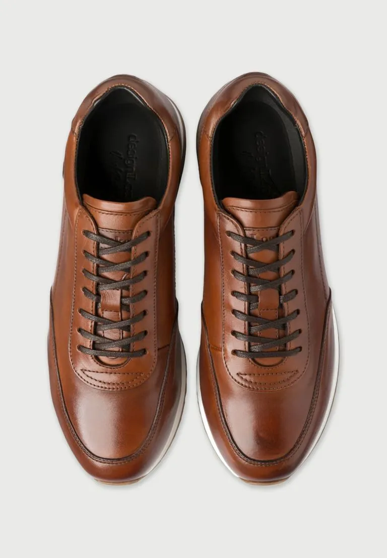 Loake Bannister Cedar Leather Sneakers