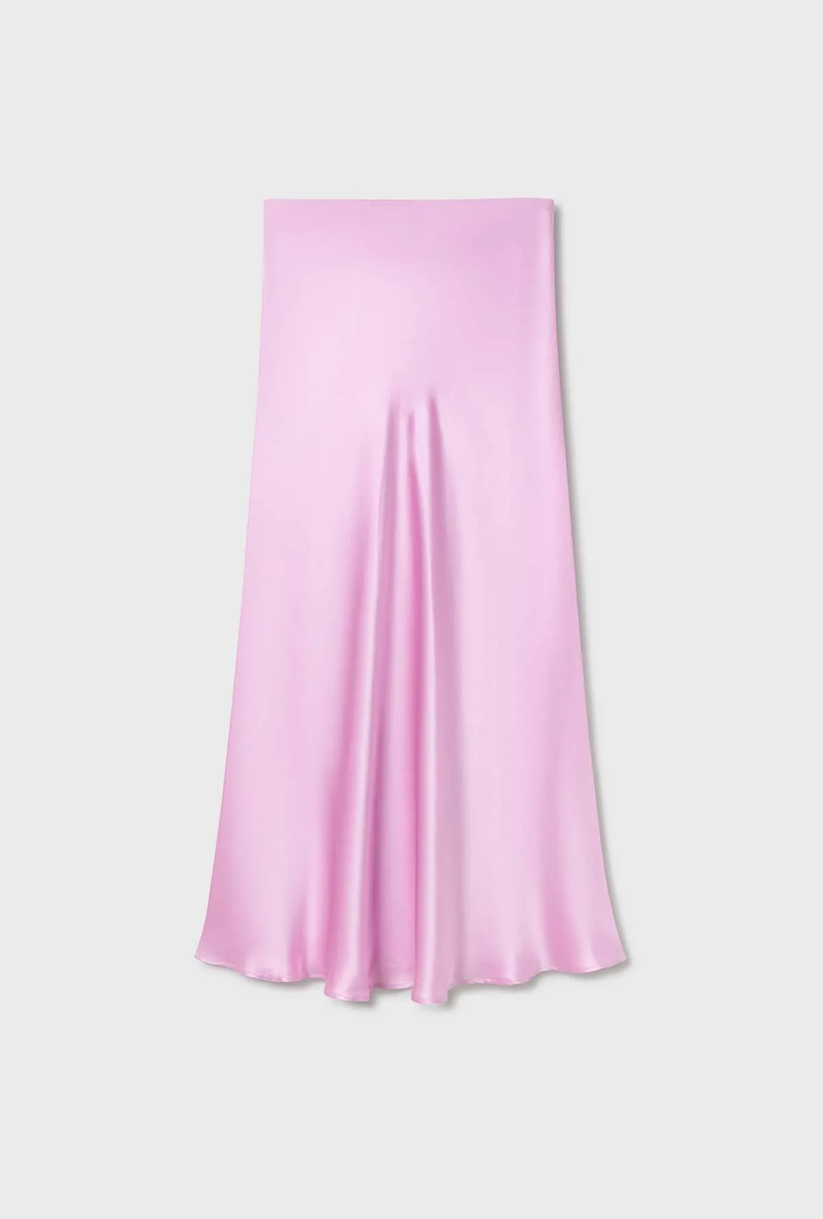 LONG BIAS CUT SKIRT - LILAC