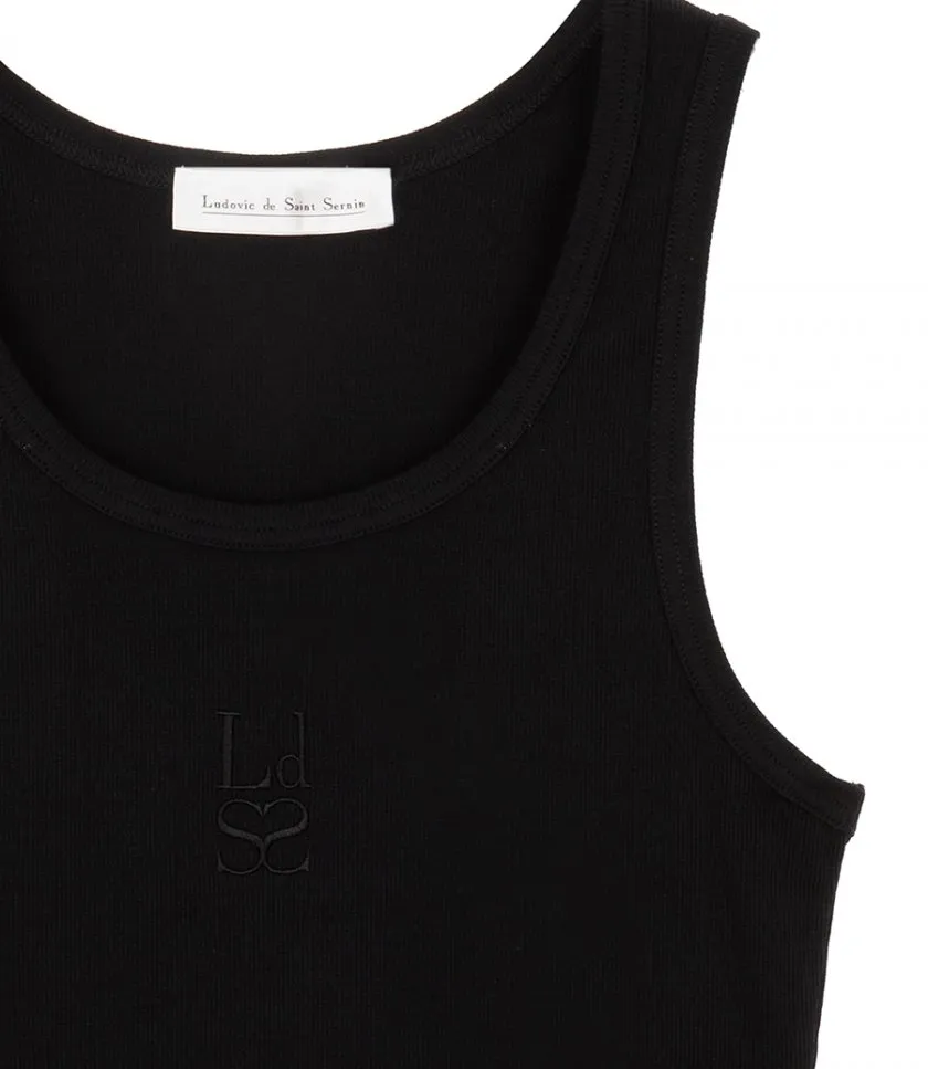 LUDOVIC DE SAINT SERNINRIBBED TANK TOP