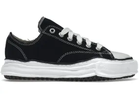 Maison Mihara Yasuhiro Peterson OG Sole Canvas Low Black Sneakers