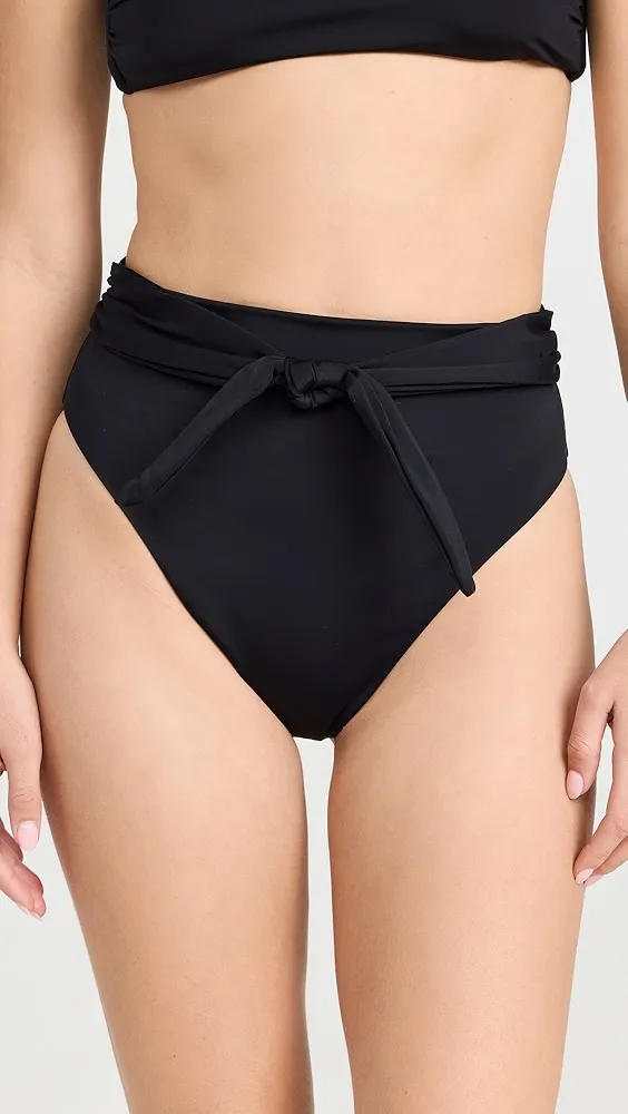 MARA HOFFMAN   Goldie High Waisted Bikini Bottoms 