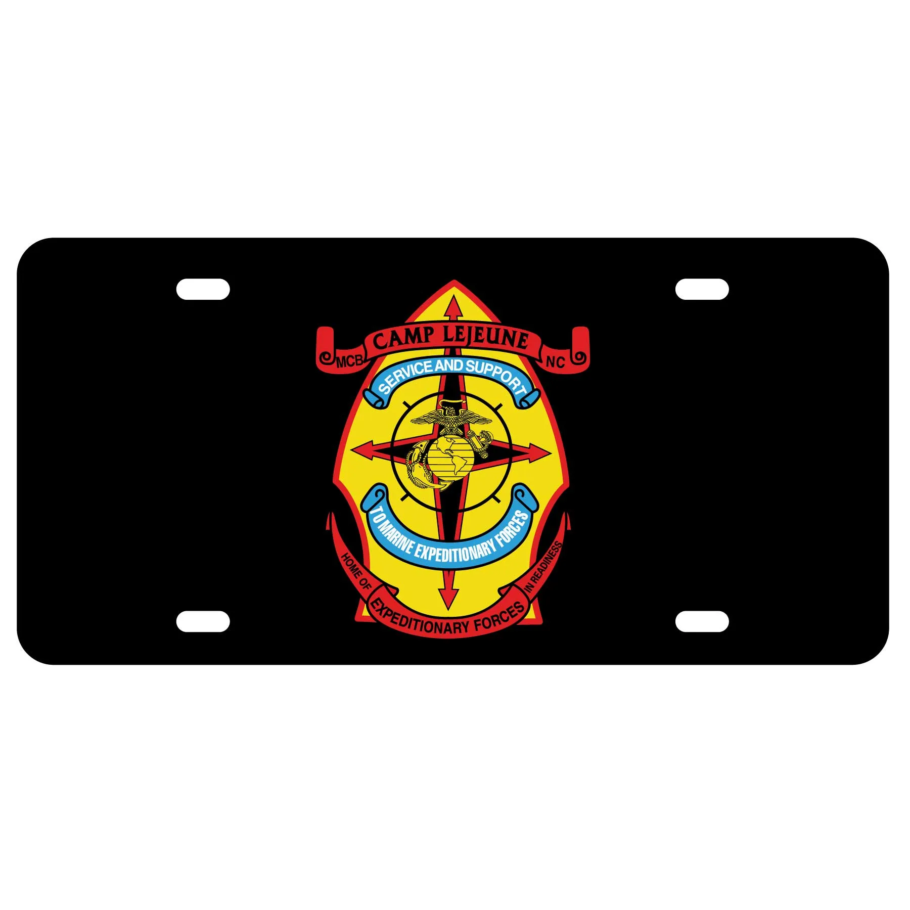 MCB Camp Lejeune License Plate